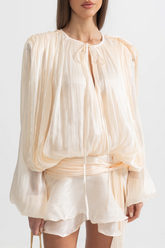 Ruffled Mini Dress With Flowing Silhouette | Dress In Beauty